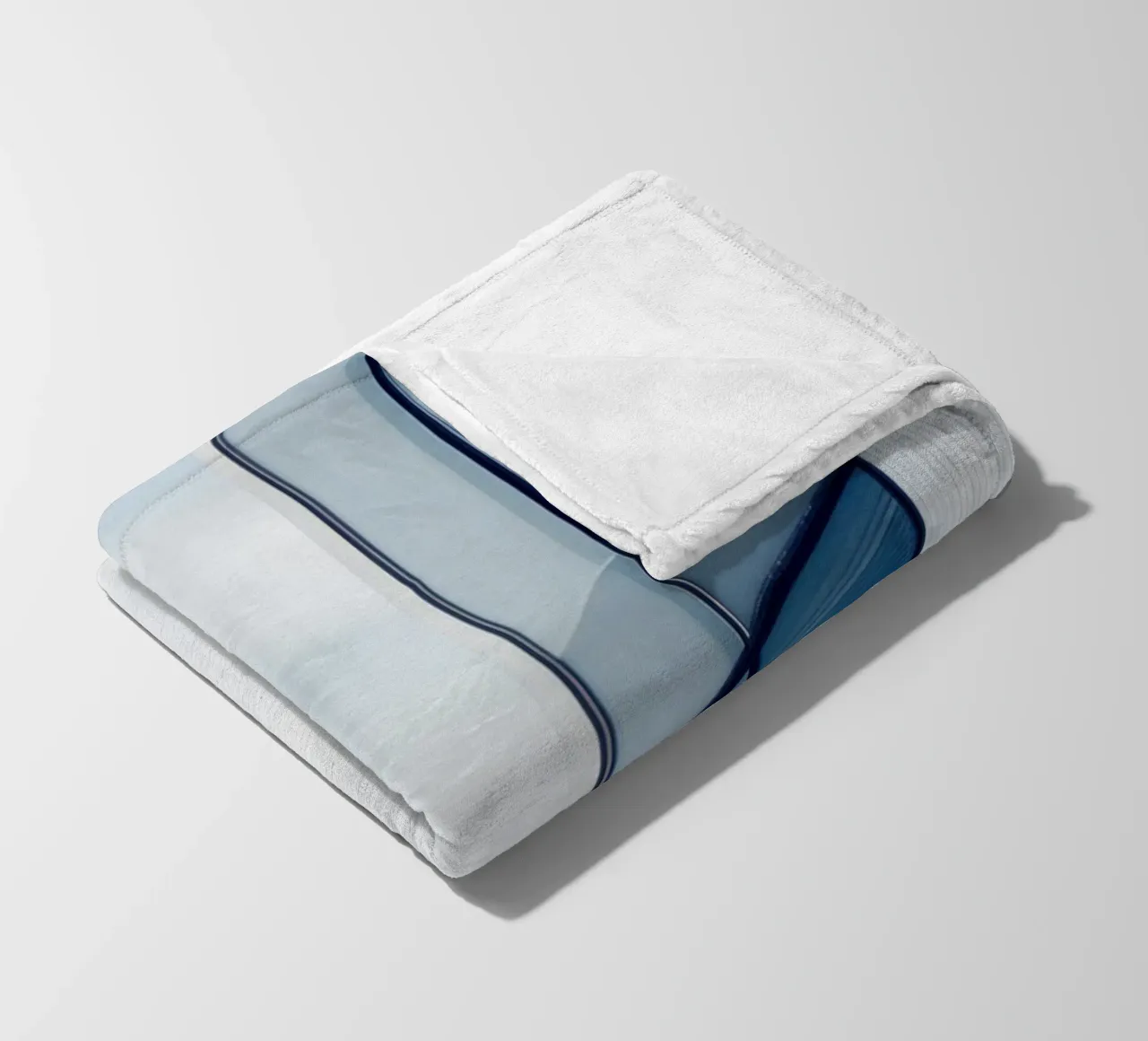 Helsinki Modulée - Soft light on Nordic modernity fleece blanket by Affiches Minimalistes