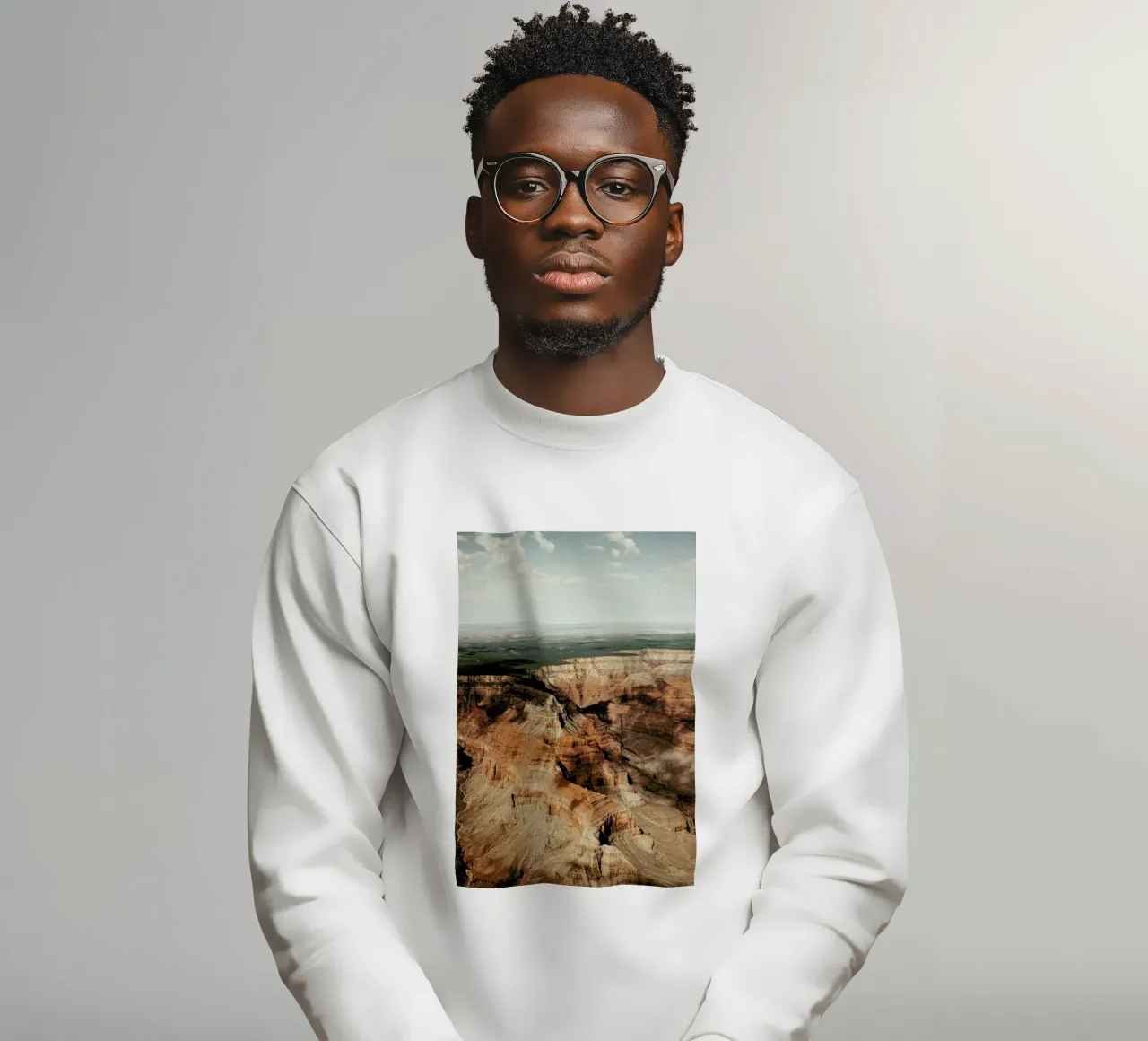 Cloud Patterns On The Grand Canyon Sweatshirt von Sebastian Hilgetag