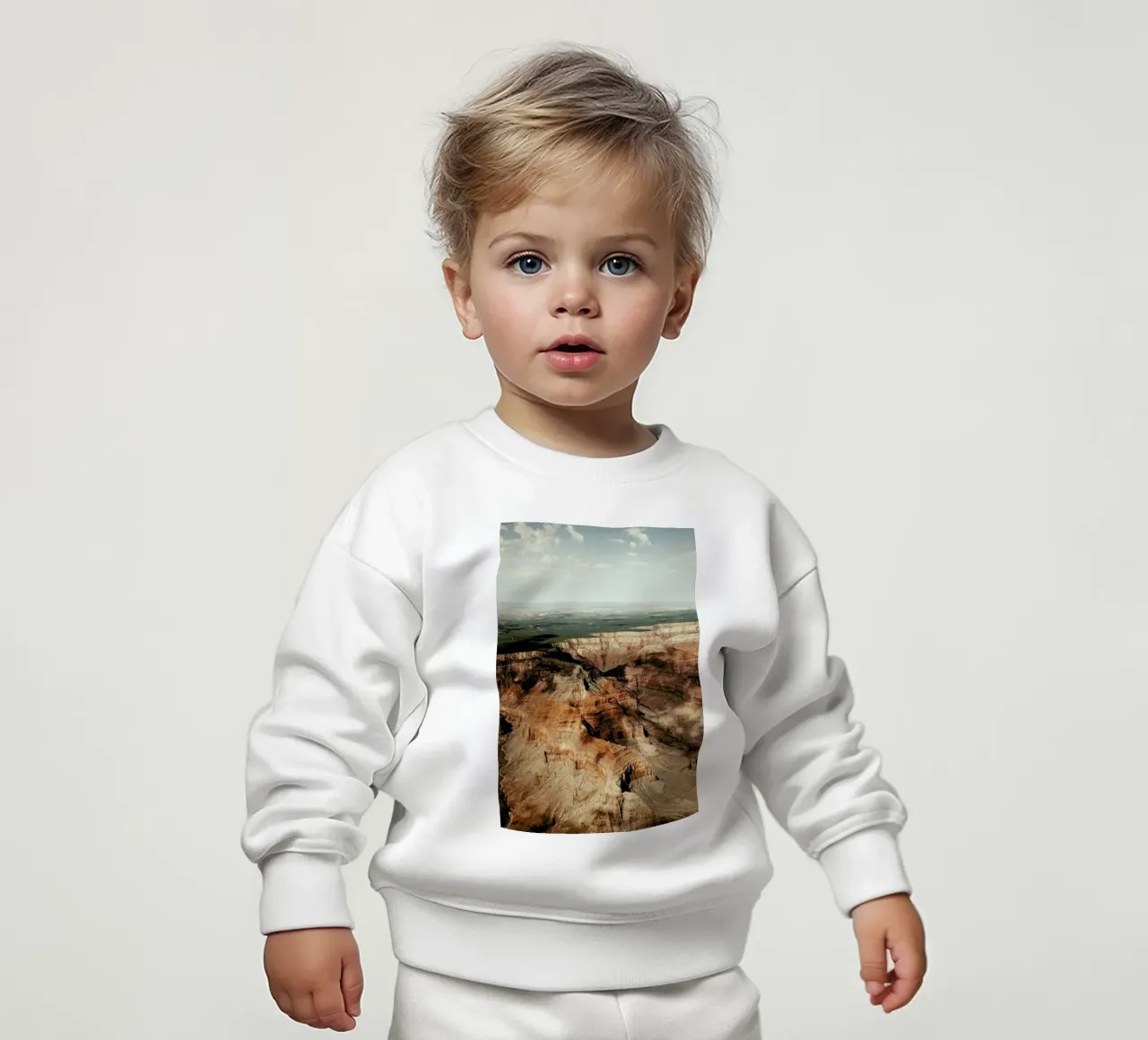 Cloud Patterns On The Grand Canyon baby sweatshirt by Sebastian Hilgetag