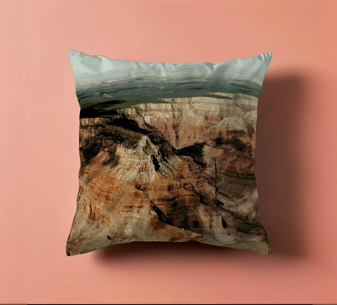 Cloud Patterns On The Grand Canyon cuscino da Sebastian Hilgetag