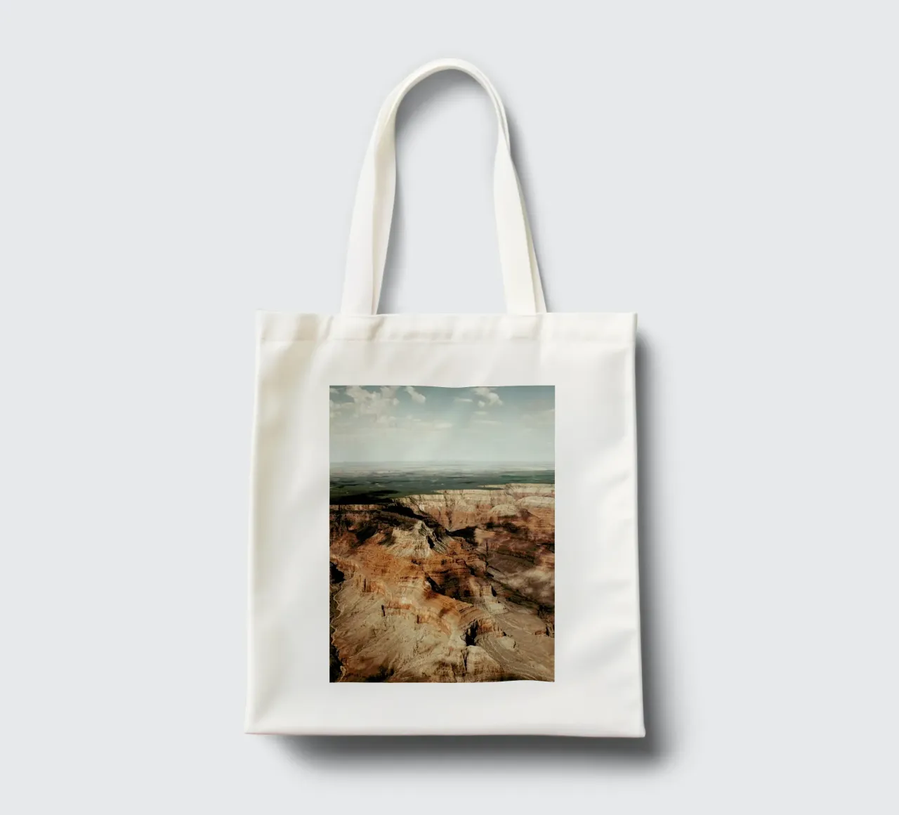 Cloud Patterns On The Grand Canyon borsa in juta da Sebastian Hilgetag