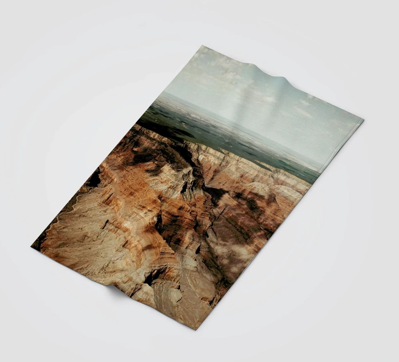 Cloud Patterns On The Grand Canyon coperta in pile da Sebastian Hilgetag