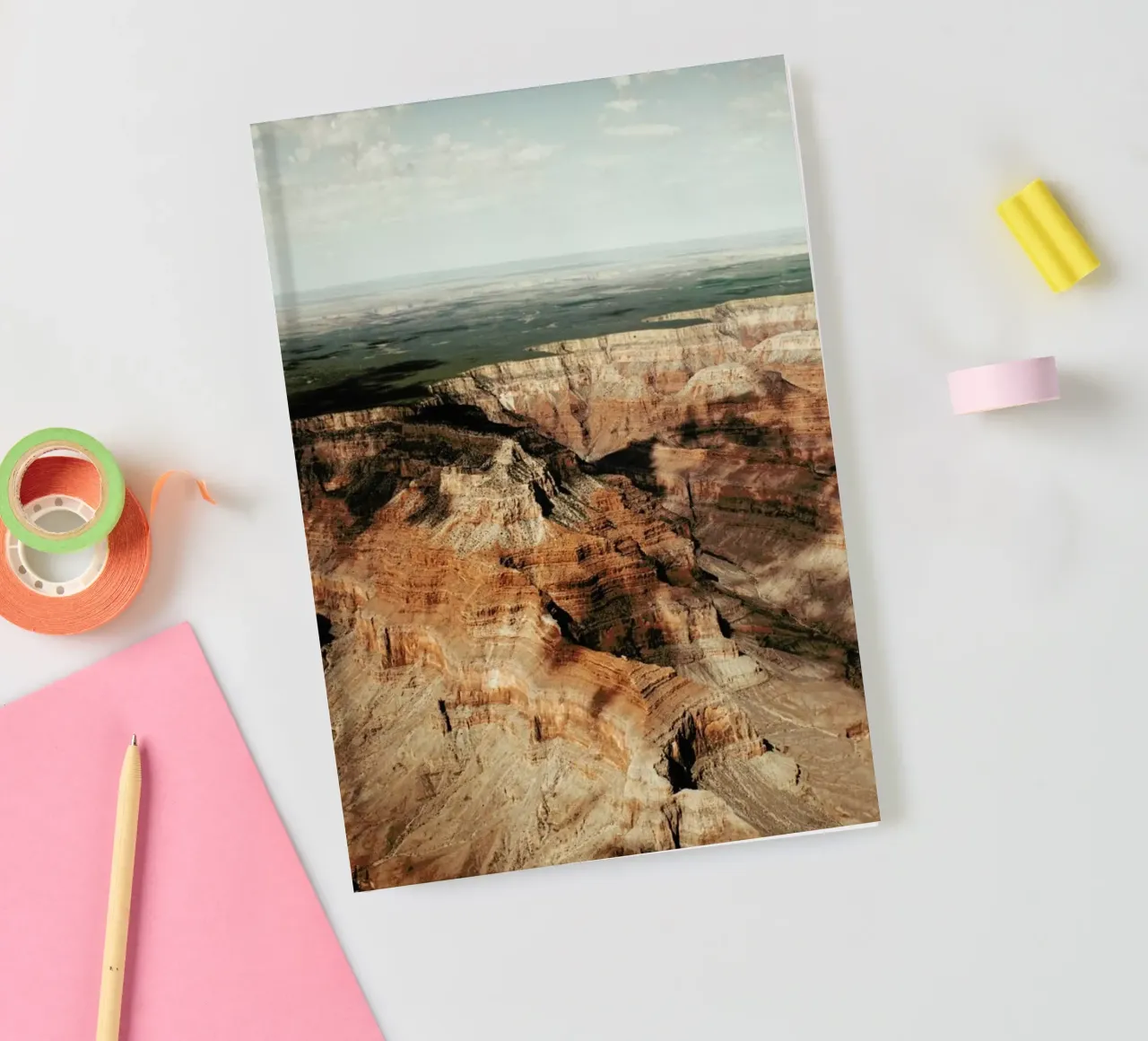 Cloud Patterns On The Grand Canyon notebook by Sebastian Hilgetag