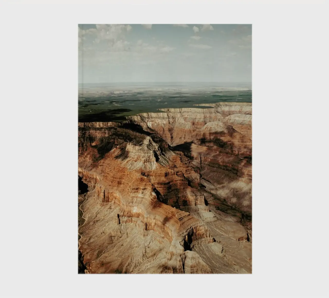 Cloud Patterns On The Grand Canyon notebook by Sebastian Hilgetag