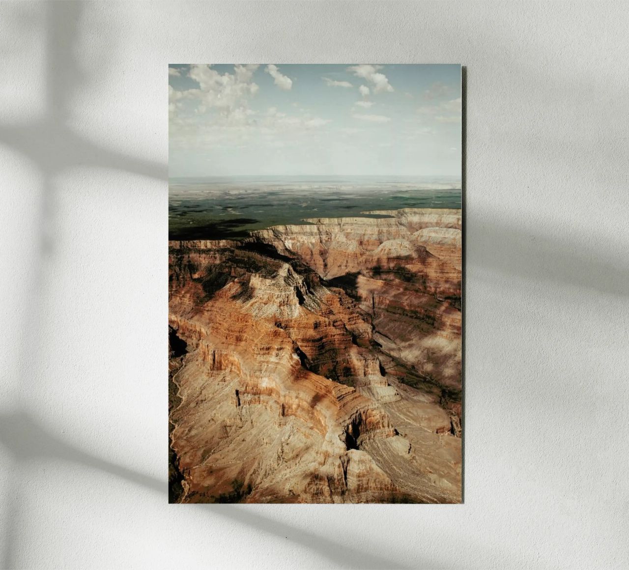 Cloud Patterns On The Grand Canyon alluminio dibond da Sebastian Hilgetag