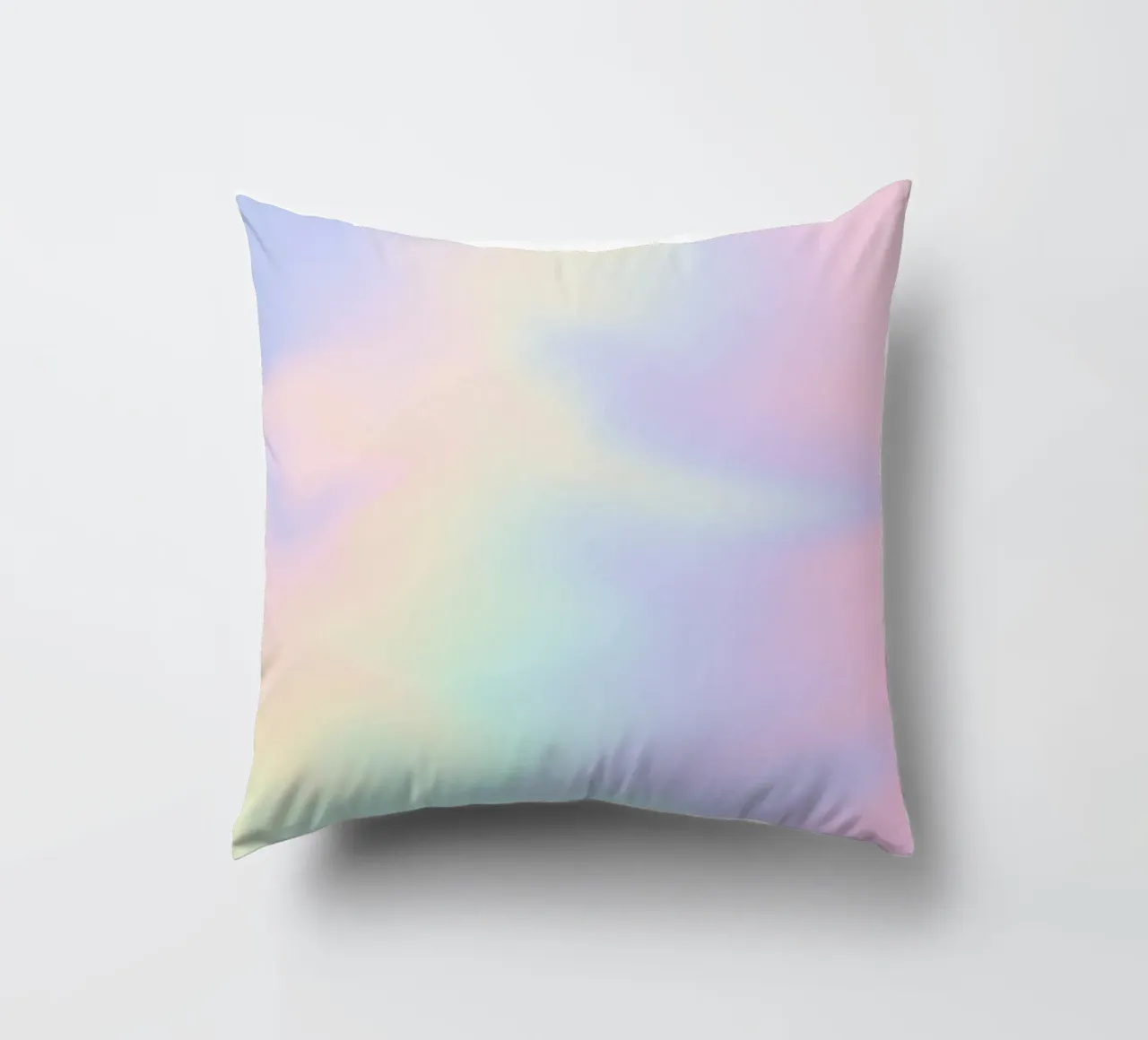 Pastel Aura Poster, Colourful Wall Art, Modern Print coussin de Dreamscape