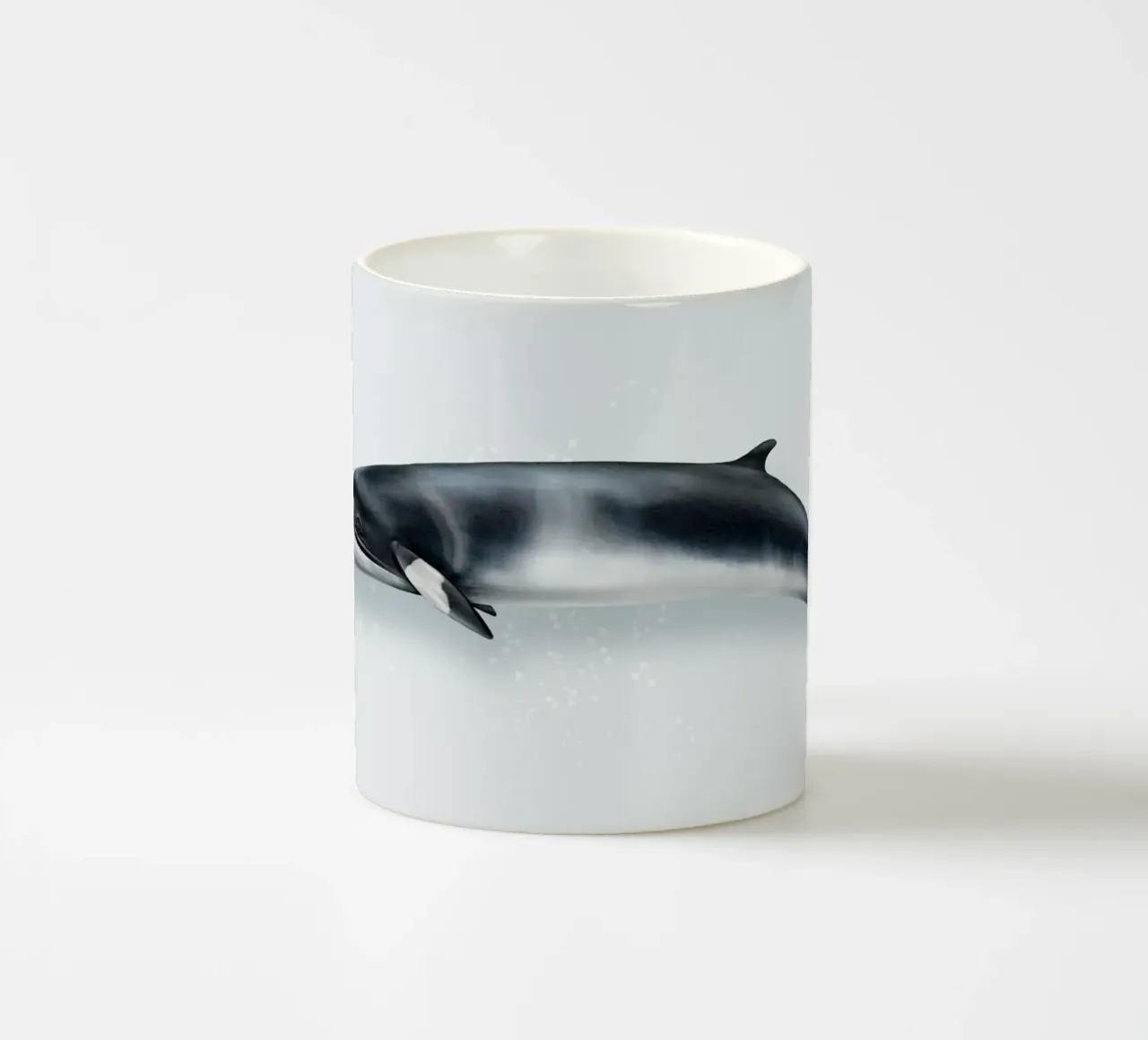 Minkwal (Zwergwal) • Wale & Delfine Illustration tazza in ceramica da Moonlit Illustrations