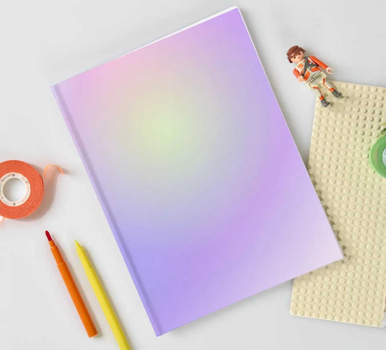 Aura Print, Gradient Poster, modern gradient spiritual art notebook by Dreamscape