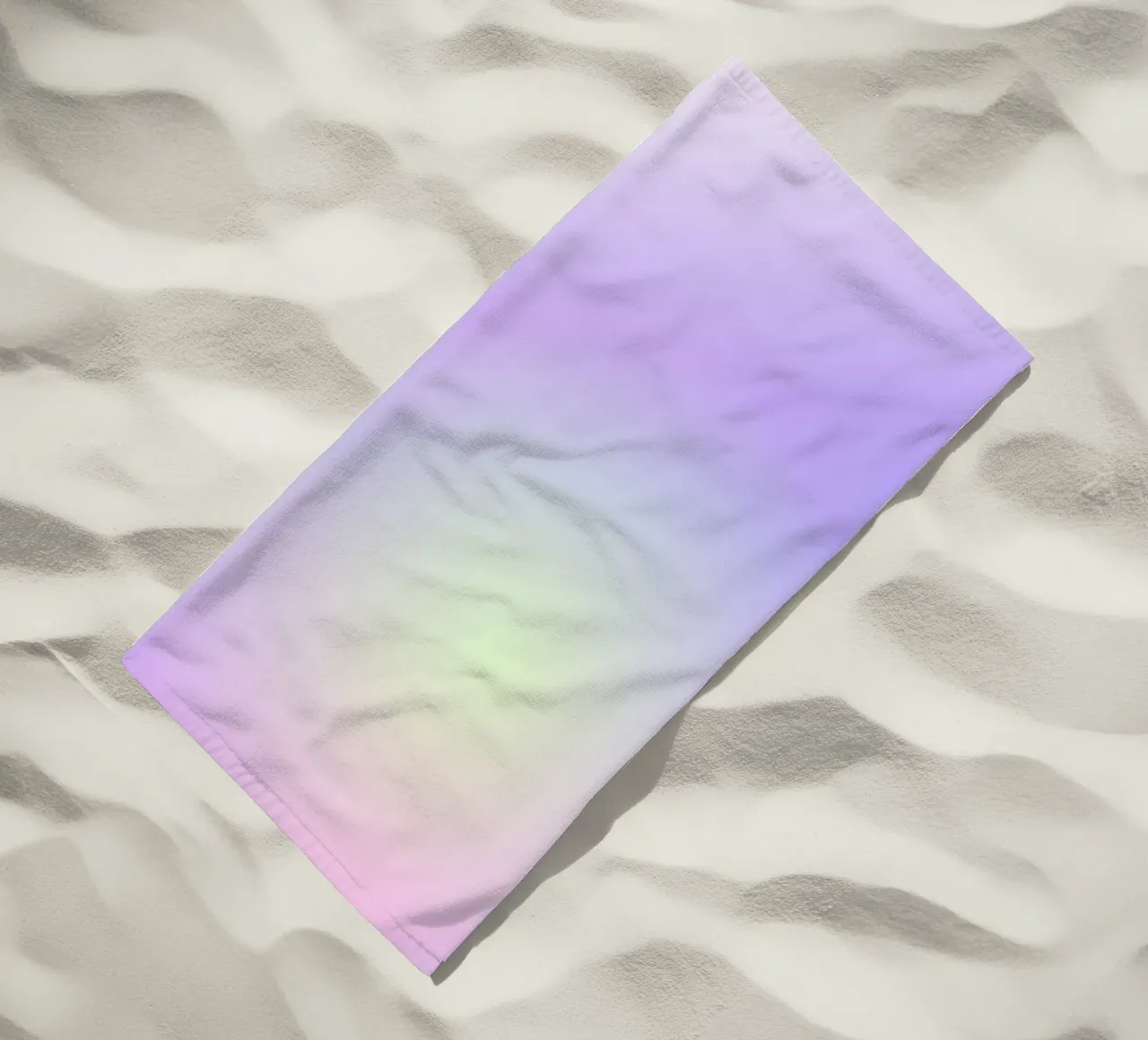 Aura Print, Gradient Poster, modern gradient spiritual art beach towel by Dreamscape