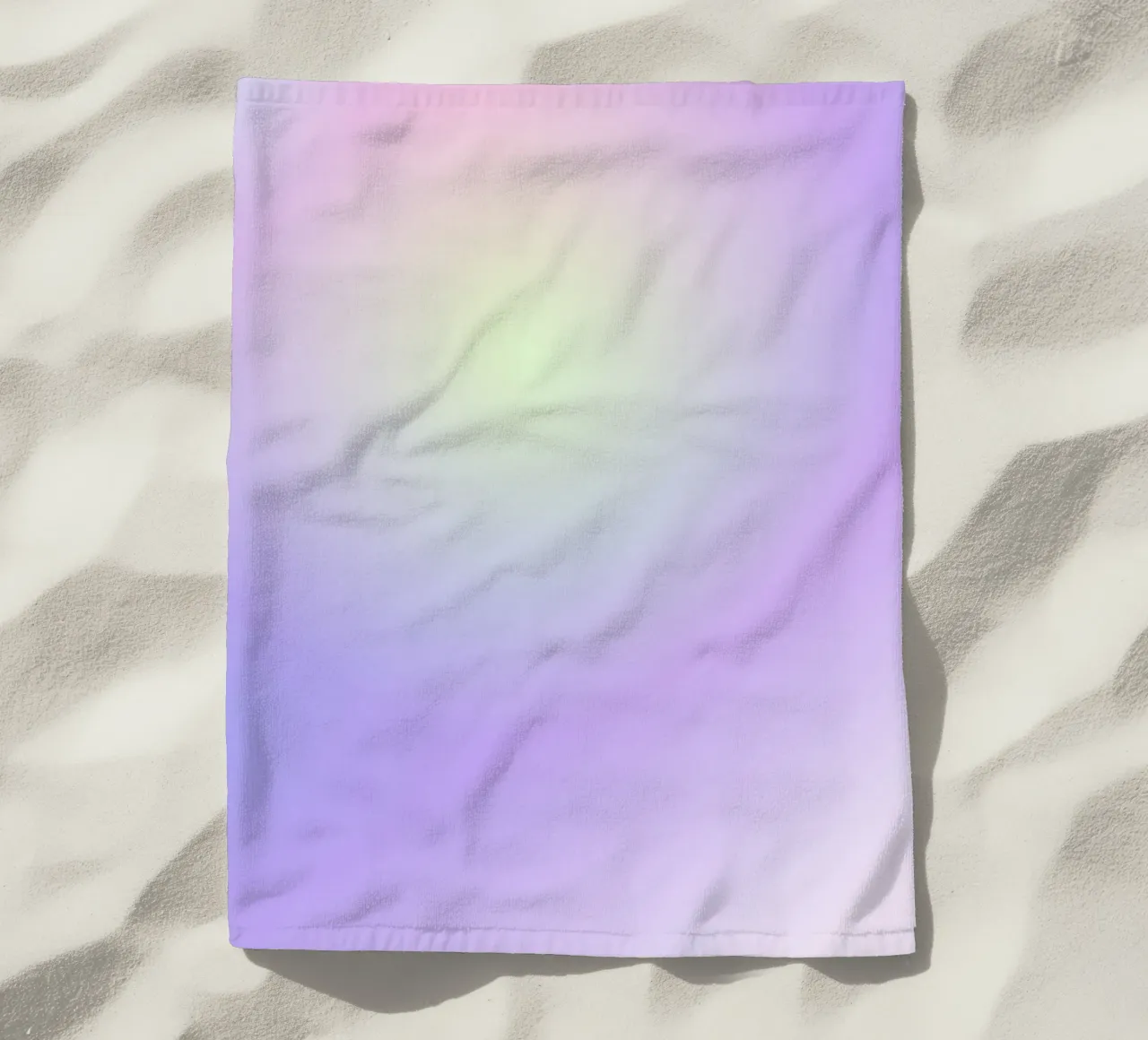 Aura Print, Gradient Poster, modern gradient spiritual art beach towel by Dreamscape