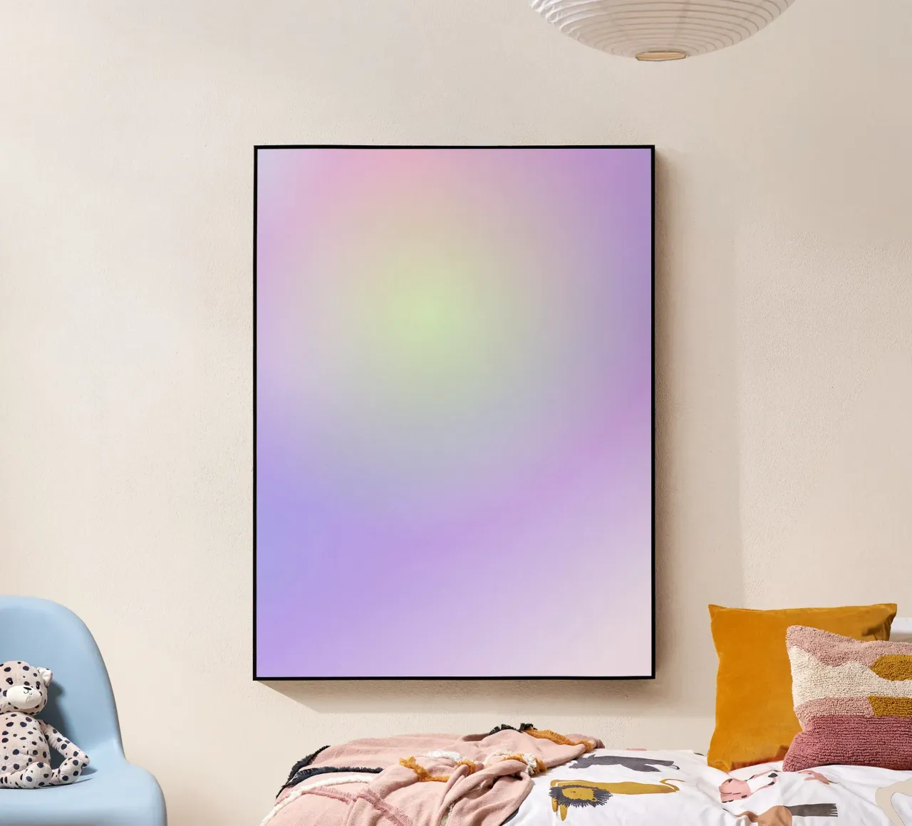 Aura Print, Gradient Poster, modern gradient spiritual art plexiglas de Dreamscape