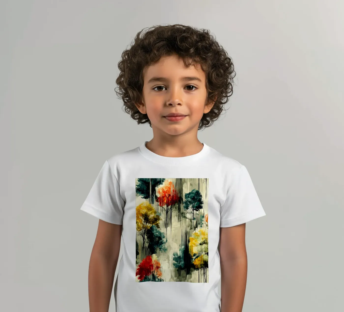 Magic forest kinder t-shirt van Justyna Jaszke JBJart