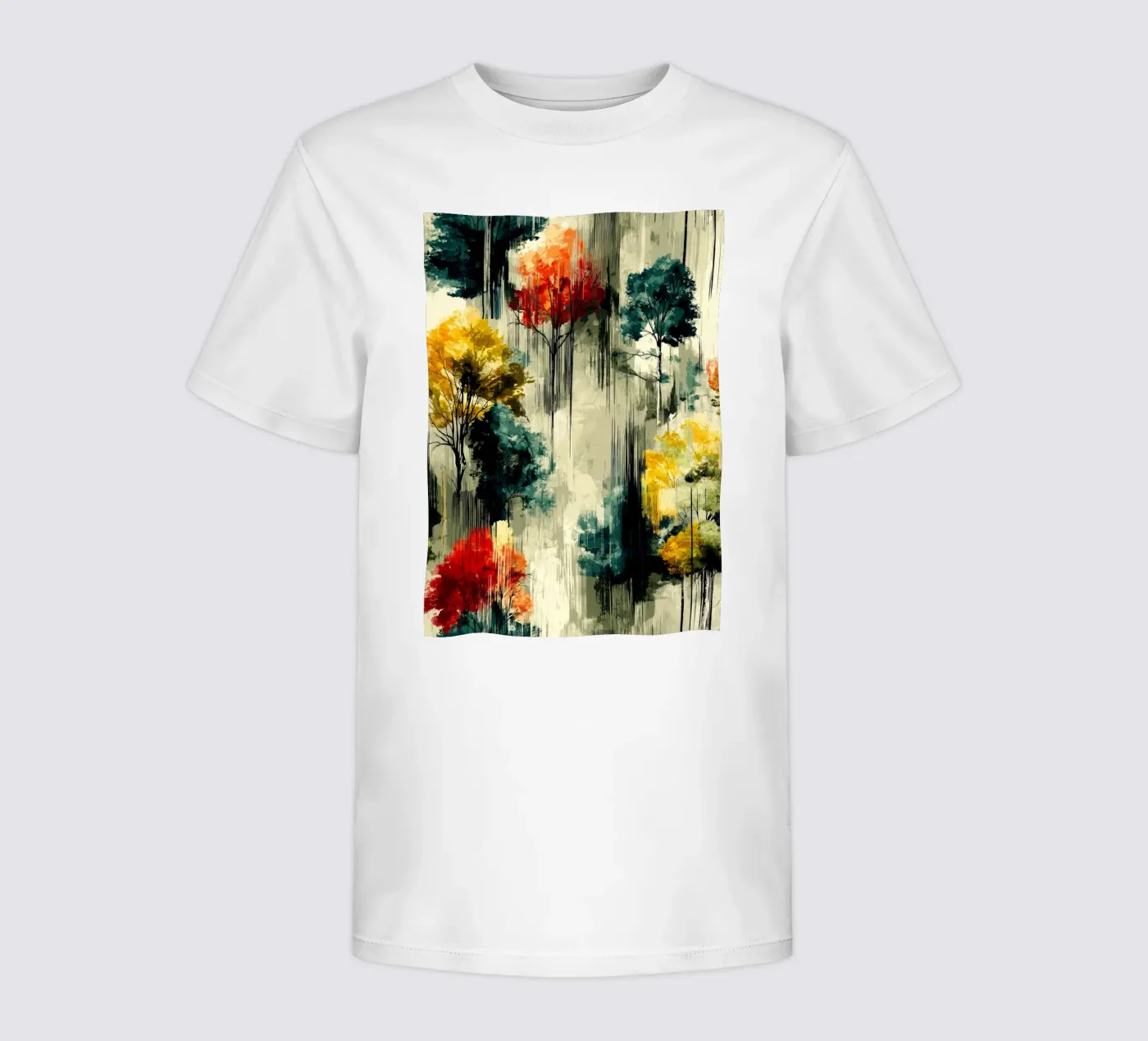 Magic forest kinder t-shirt van Justyna Jaszke JBJart