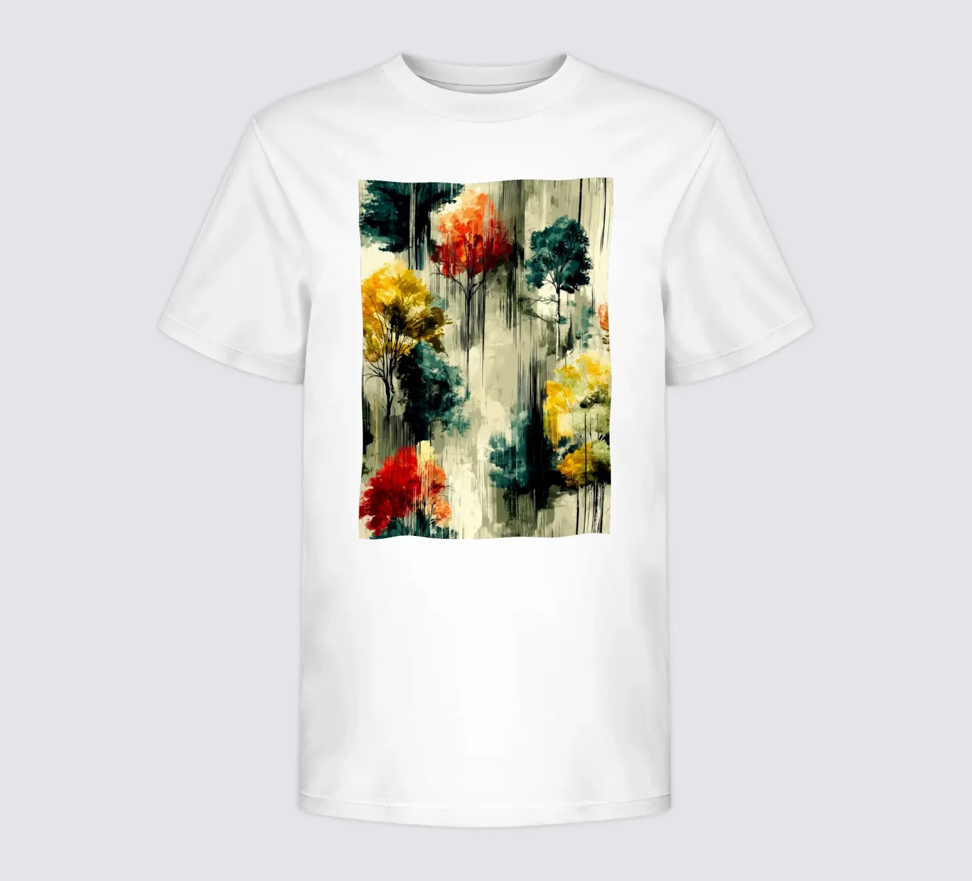 Magic forest kinder t-shirt van Justyna Jaszke JBJart