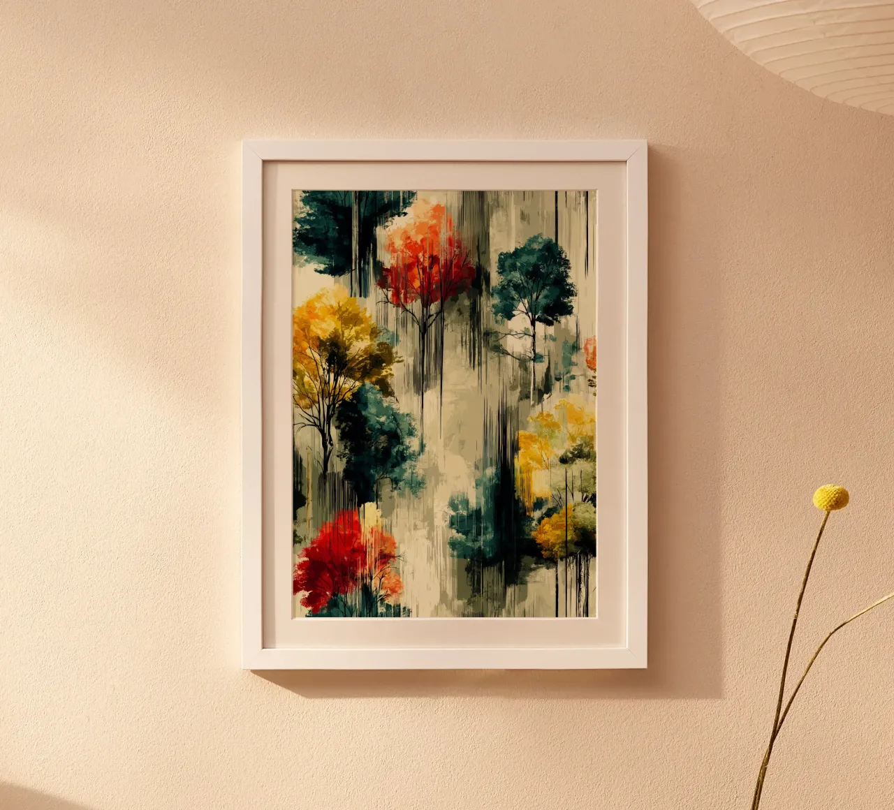 Foresta magica poster con telaio in plastica da Justyna Jaszke JBJart