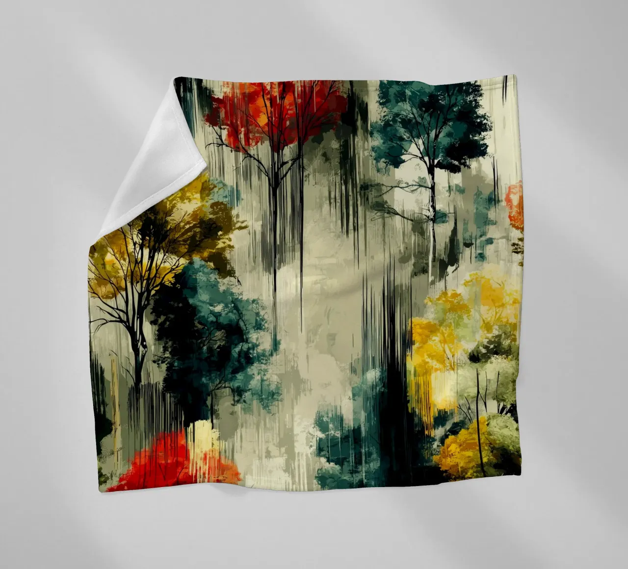 Zauberwald Fleecedecke von Justyna Jaszke JBJart