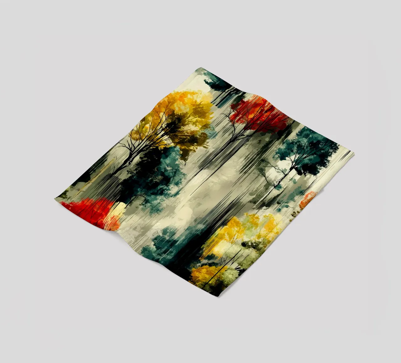 Zauberwald Fleecedecke von Justyna Jaszke JBJart