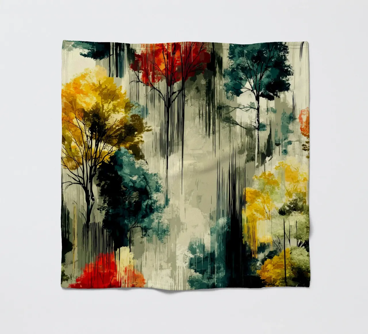 Zauberwald Fleecedecke von Justyna Jaszke JBJart