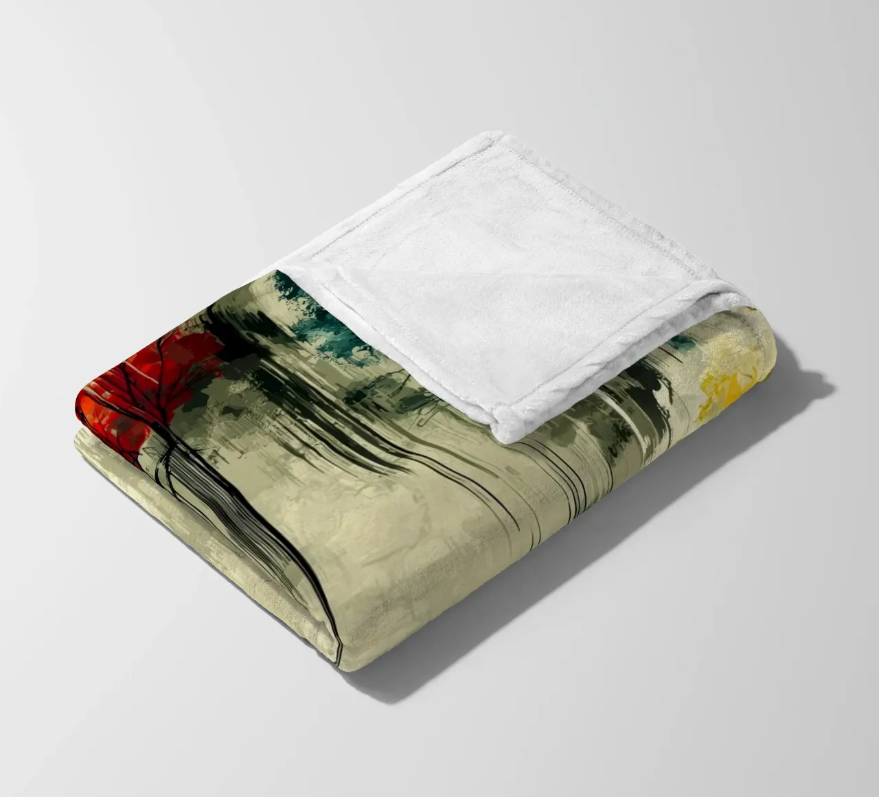 Zauberwald Fleecedecke von Justyna Jaszke JBJart