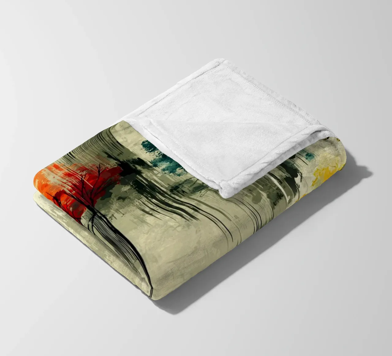 Zauberwald Fleecedecke von Justyna Jaszke JBJart