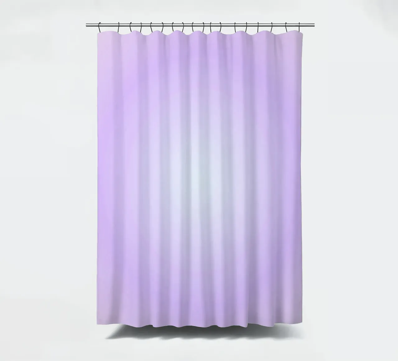 Lilac Aura Print, Gradient Wall Art, Energy Wall Art shower curtain by Dreamscape