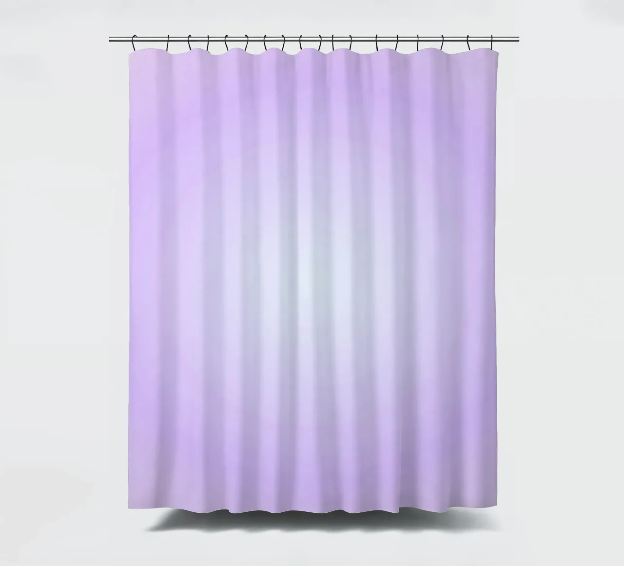 Lilac Aura Print, Gradient Wall Art, Energy Wall Art shower curtain by Dreamscape