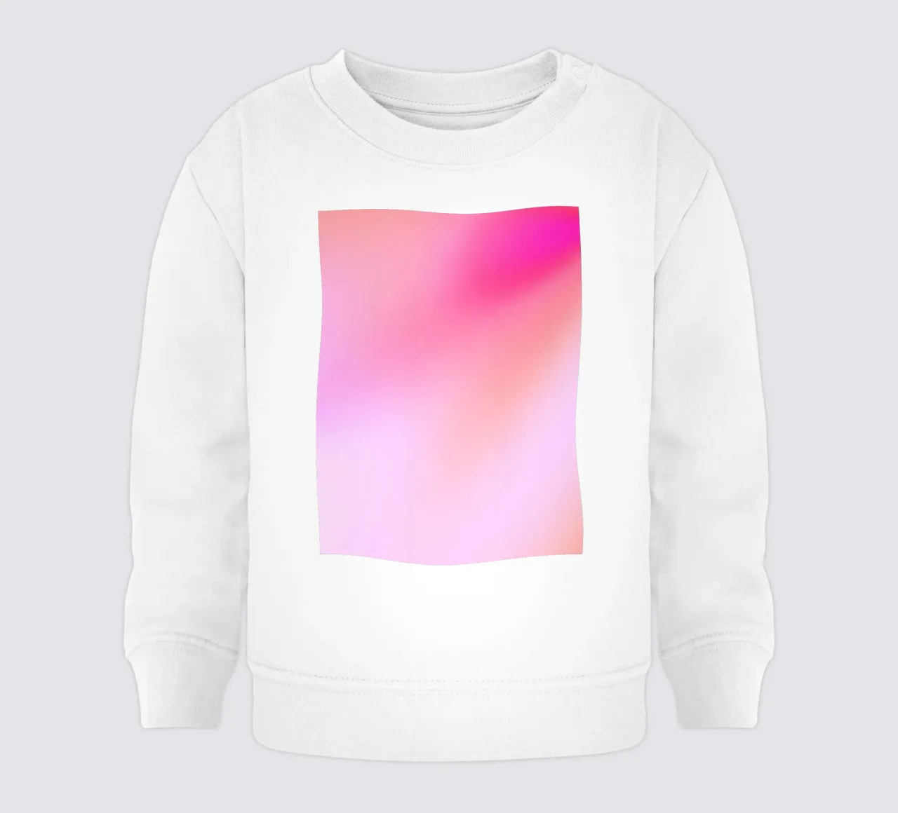 Gradient Pink Wandkunst, Aura Poster Baby Sweatshirt von Dreamscape