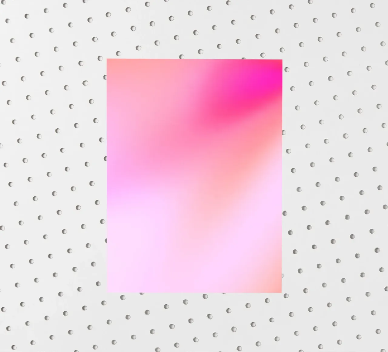 Gradient Pink Wall Art, Aura Poster sticker by Dreamscape