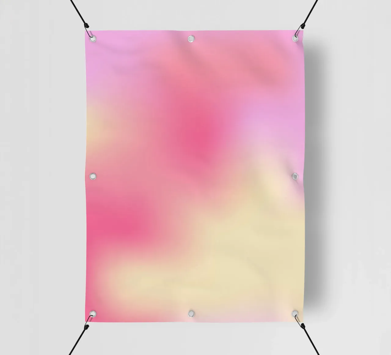 Gradient Pink Wall Art, Aura Poster pvc cover by Dreamscape