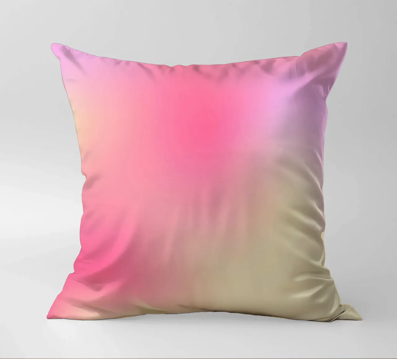 Gradient Pink Wall Art, Aura Poster decorative cushion by Dreamscape