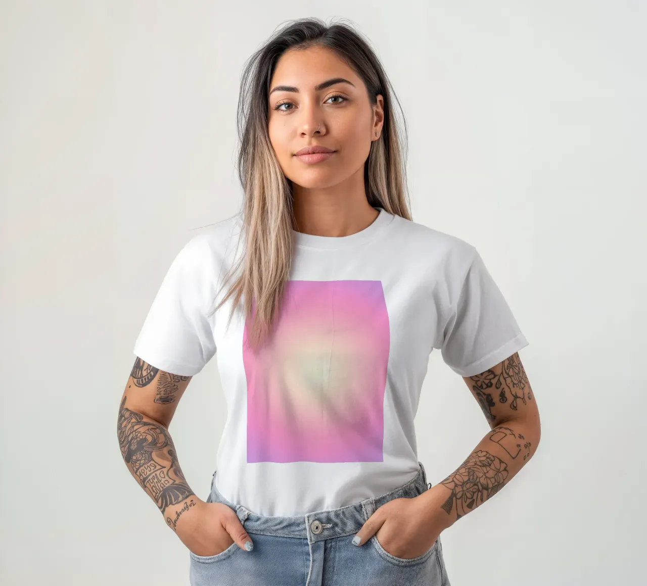 Pink Aura, Gradient Art t-shirt by Dreamscape