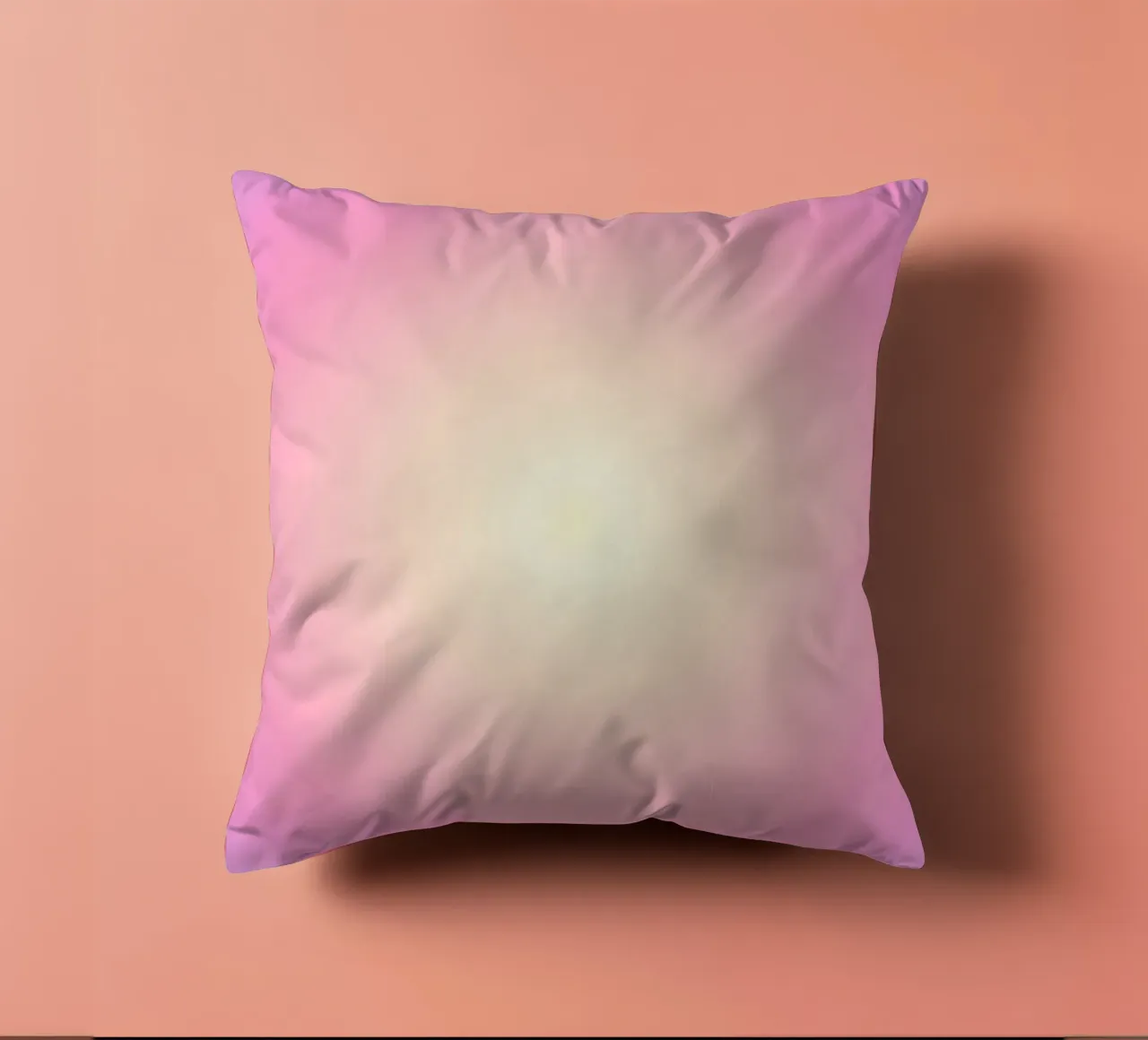 Pink Aura, Gradient Art decorative cushion by Dreamscape