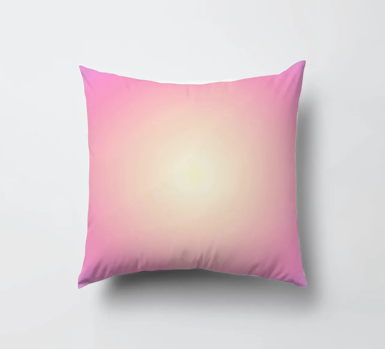 Pink Aura, Gradient Art decorative cushion by Dreamscape