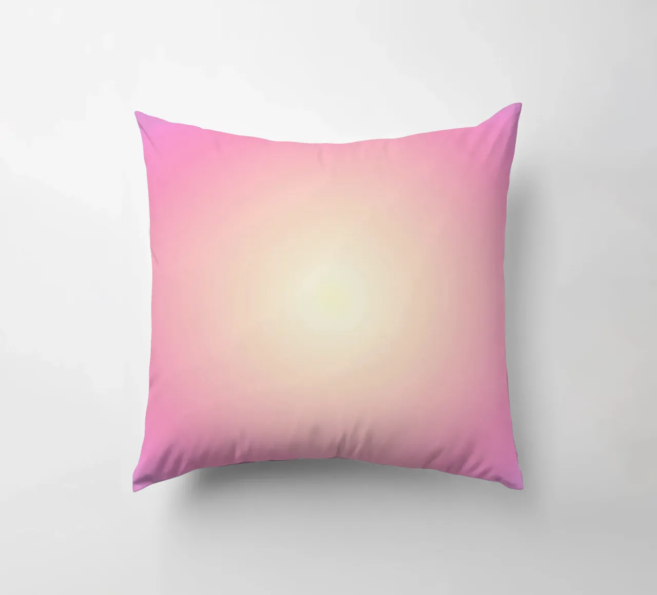 Pink Aura, Gradient Art decorative cushion by Dreamscape