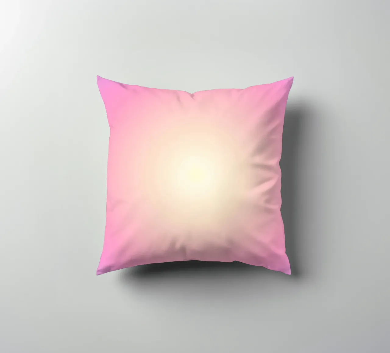 Pink Aura, Gradient Art decorative cushion by Dreamscape