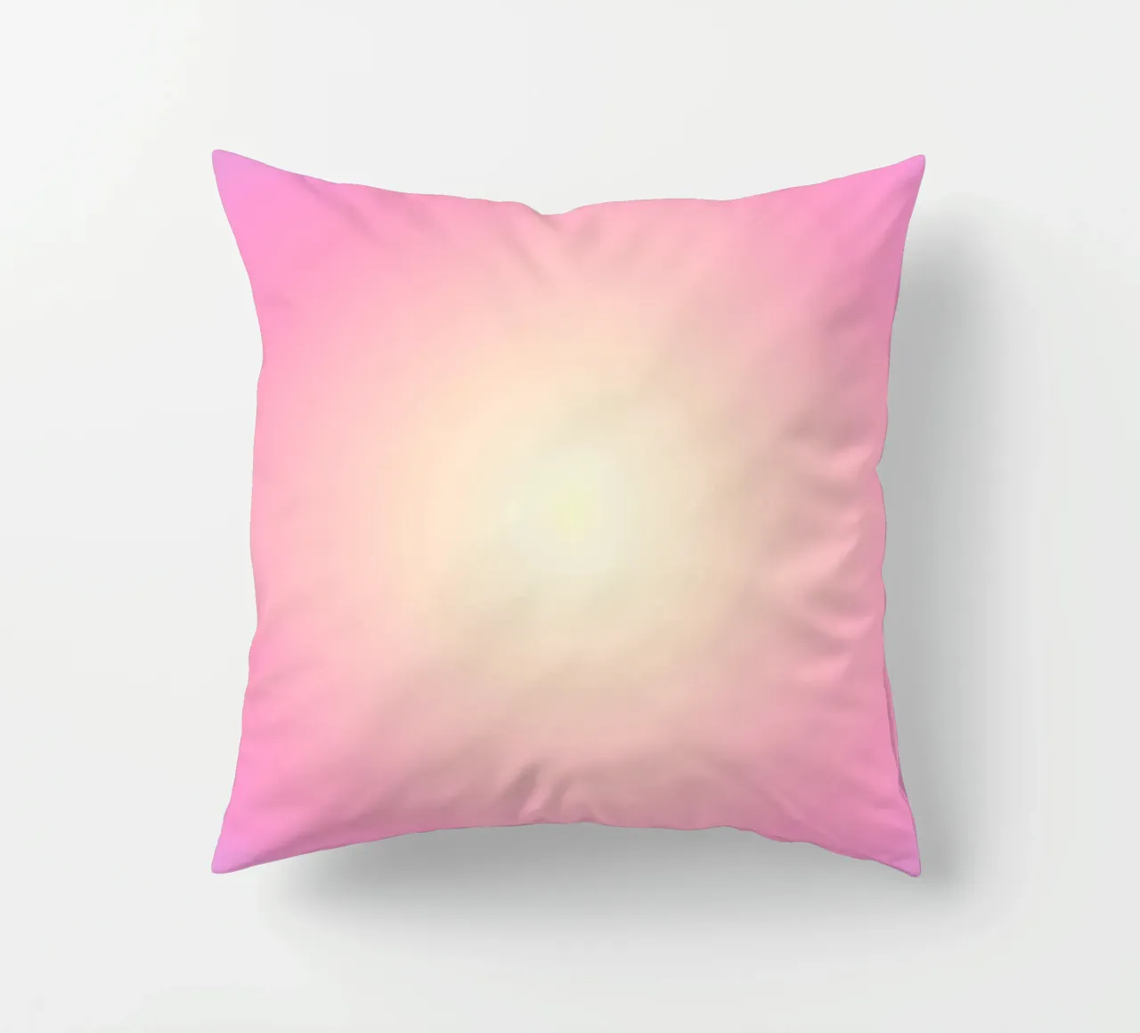 Pink Aura, Gradient Art decorative cushion by Dreamscape