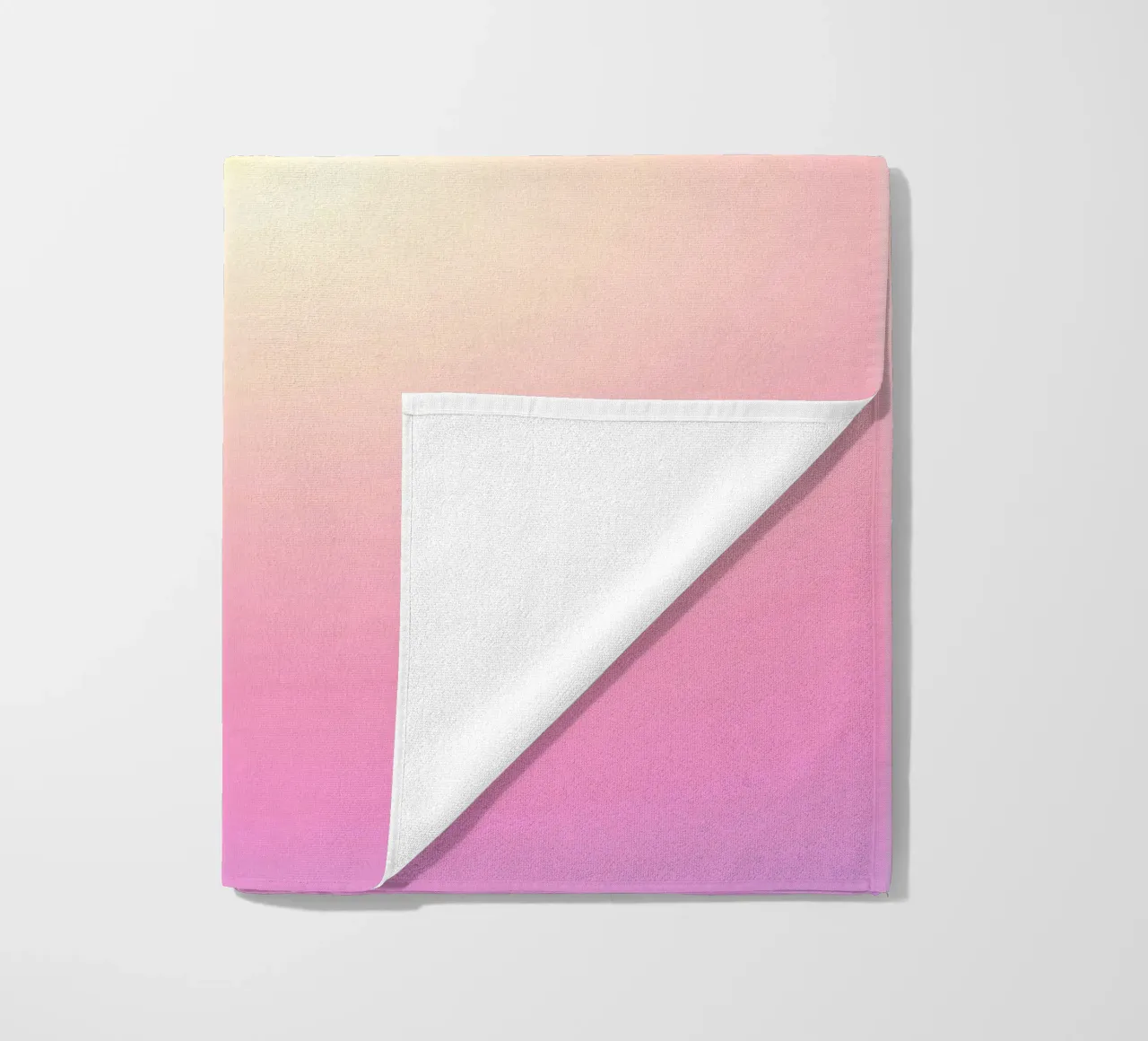 Roze Aura, Verloop Kunst strandhanddoek van Dreamscape