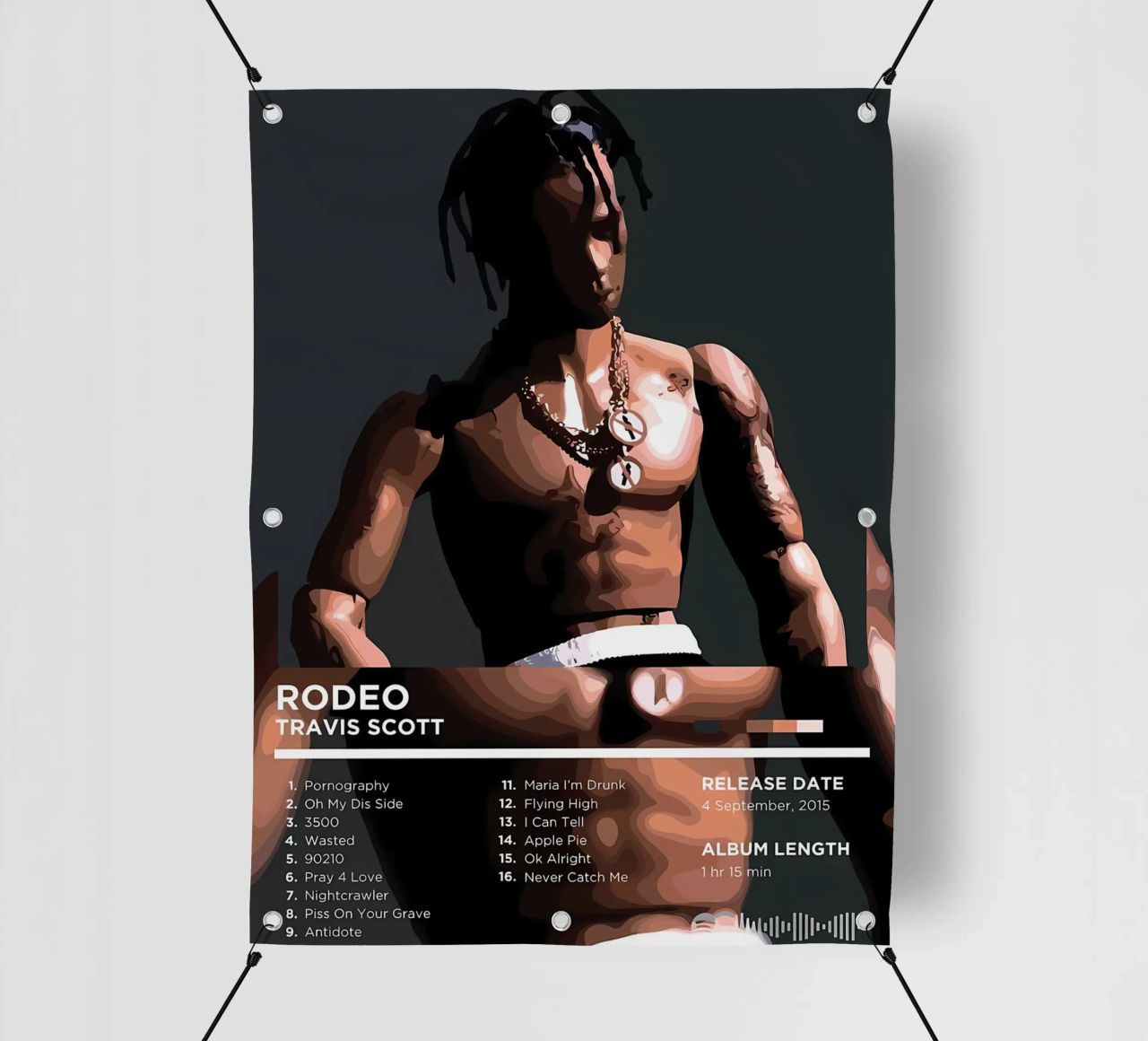 Travis scott telo in pvc da Minae