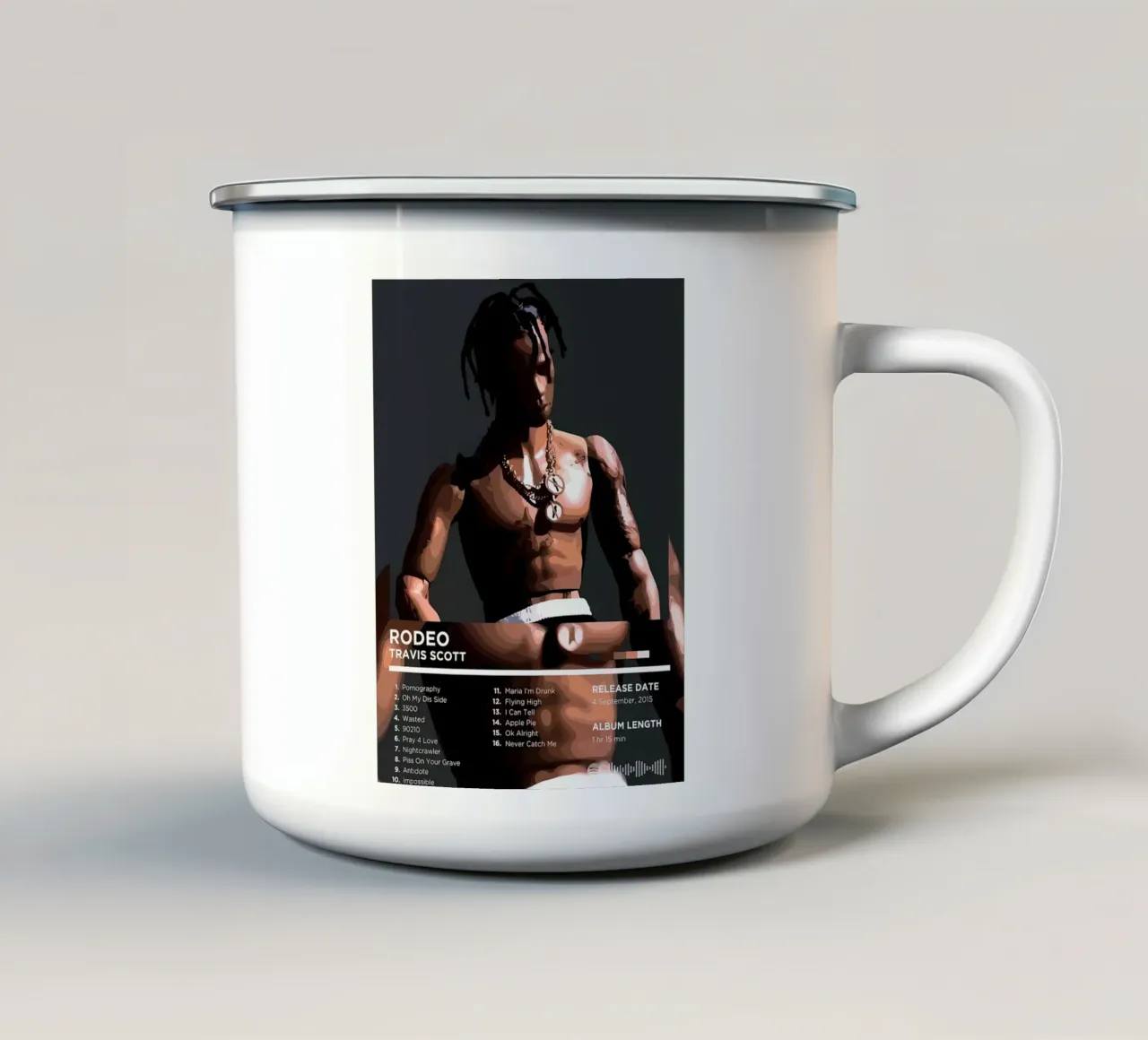 Travis scott enamel mug by Minae