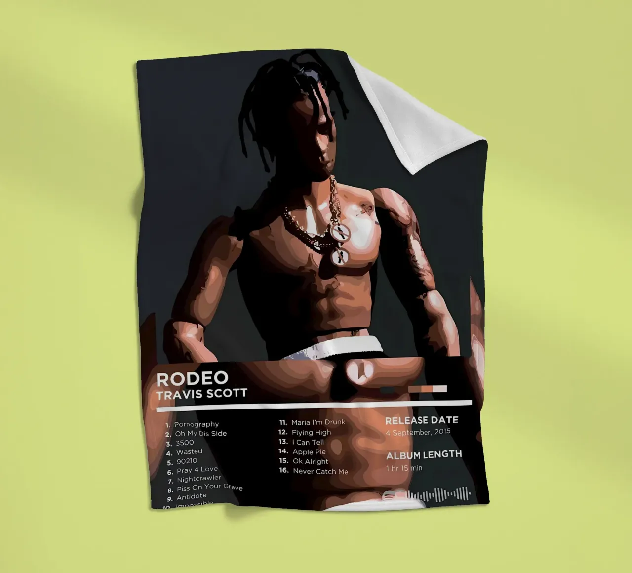 Travis scott coperta in pile da Minae
