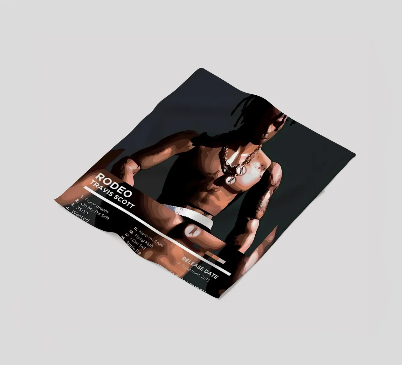 Travis scott coperta in pile da Minae