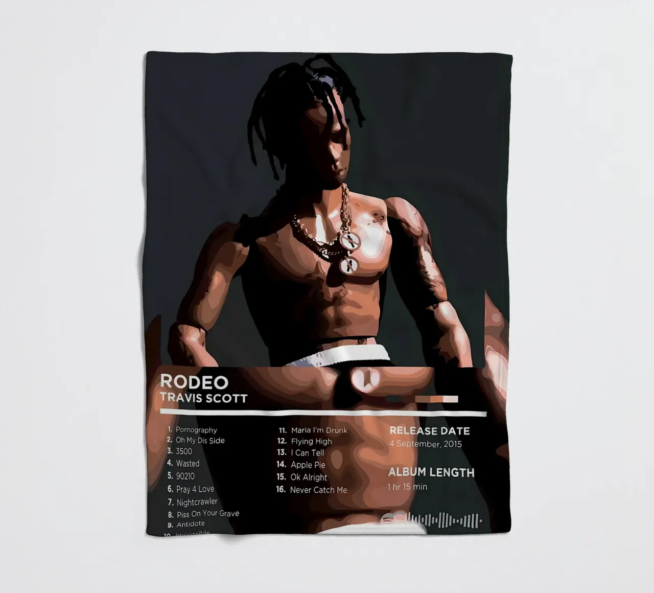 Travis scott coperta in pile da Minae