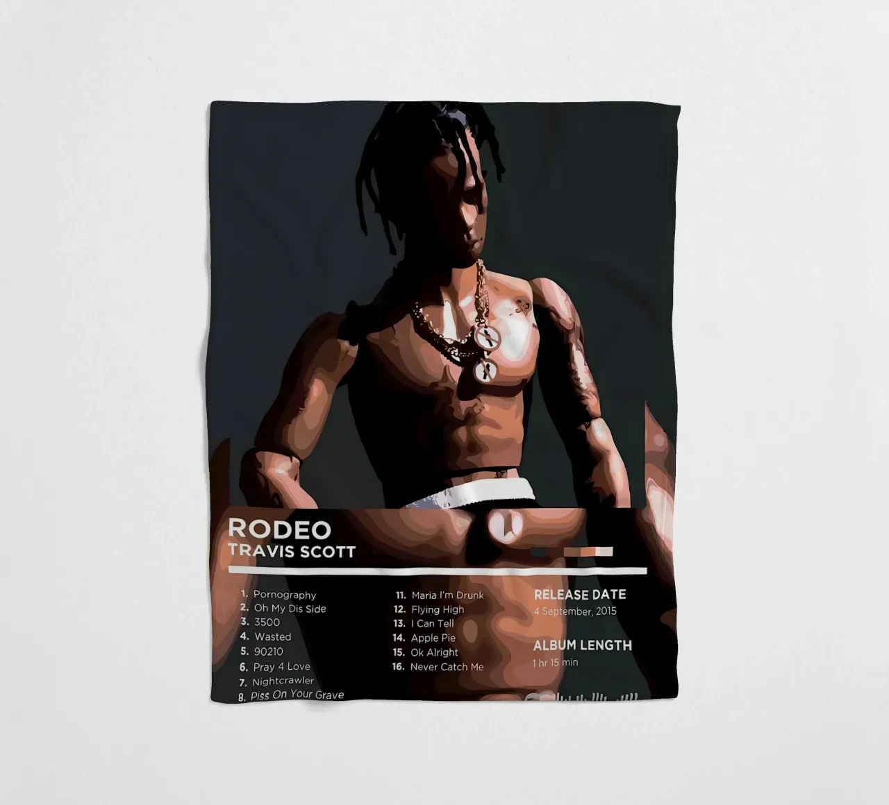 Travis scott coperta in pile da Minae
