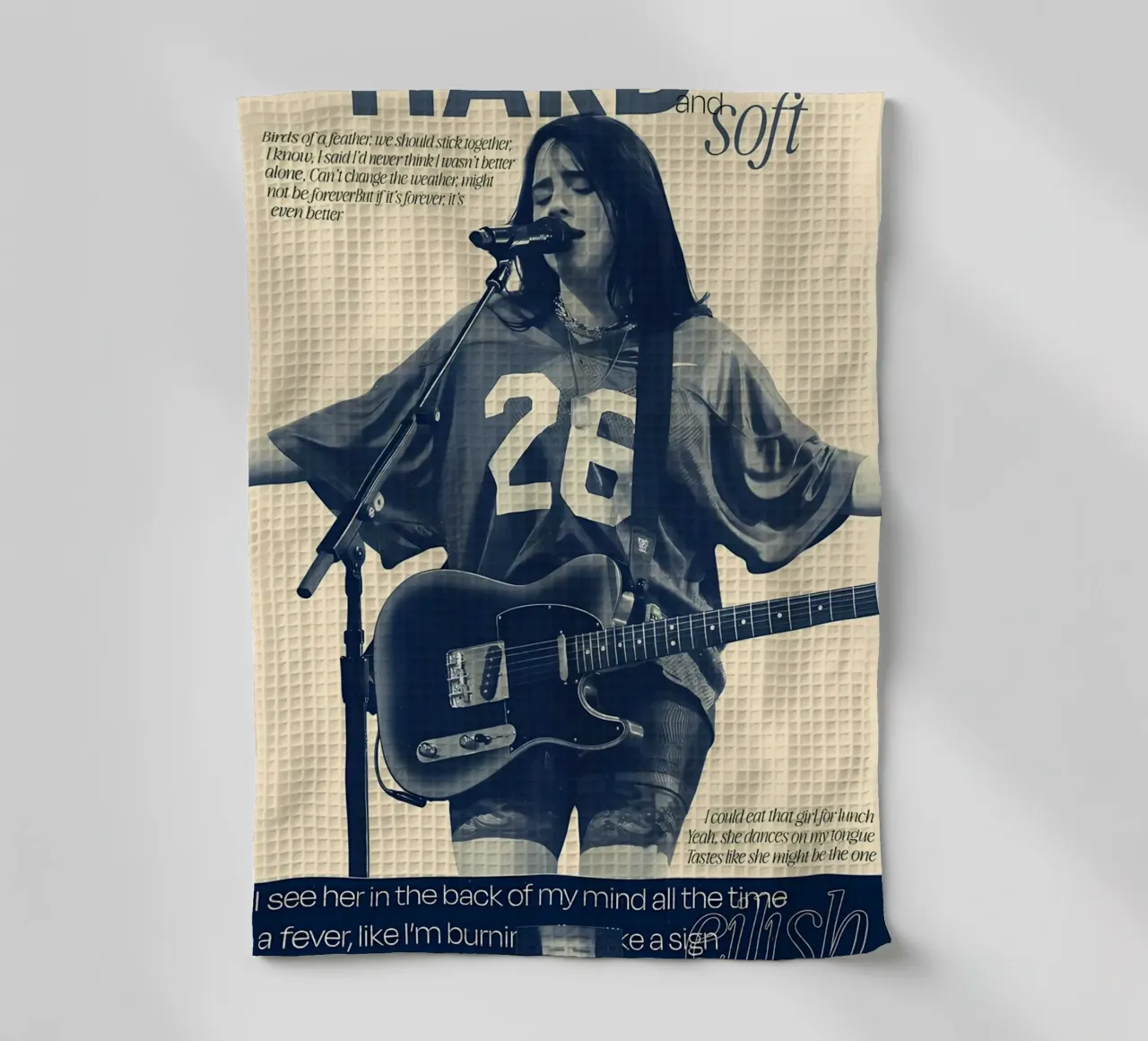 Billie Eilish canovaccio da cucina da Minae