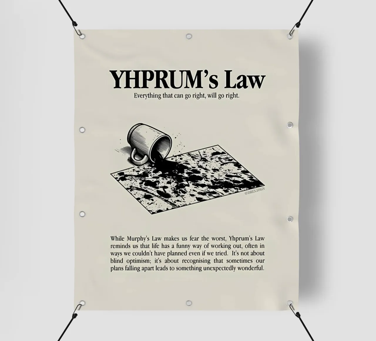 Ley de YHPRUM lonas publicitarias de Minae