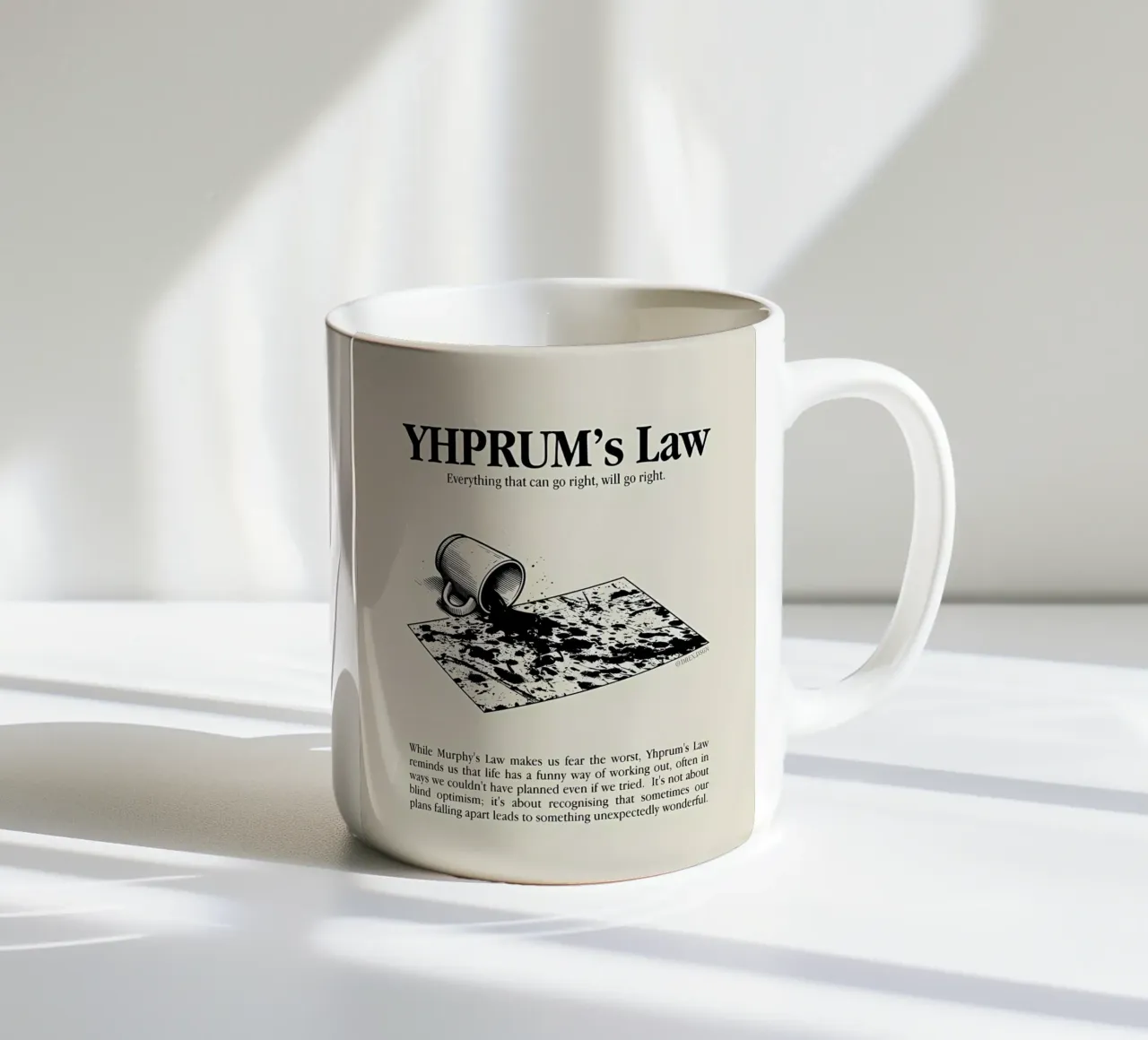 YHPRUMs Gesetz Keramik Tasse von Minae