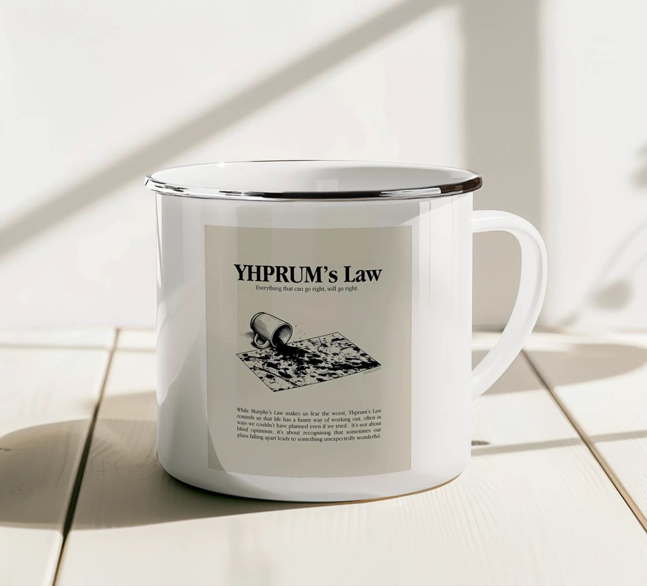 Legge di YHPRUM tazza in smalto da Minae