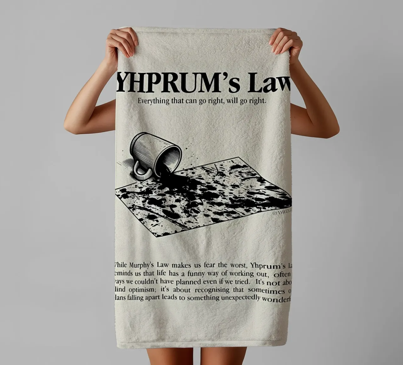 Legge di YHPRUM asciugamano da bagno da Minae