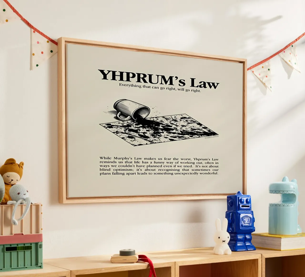 Legge di YHPRUM tela con Cornice a cassetta da Minae