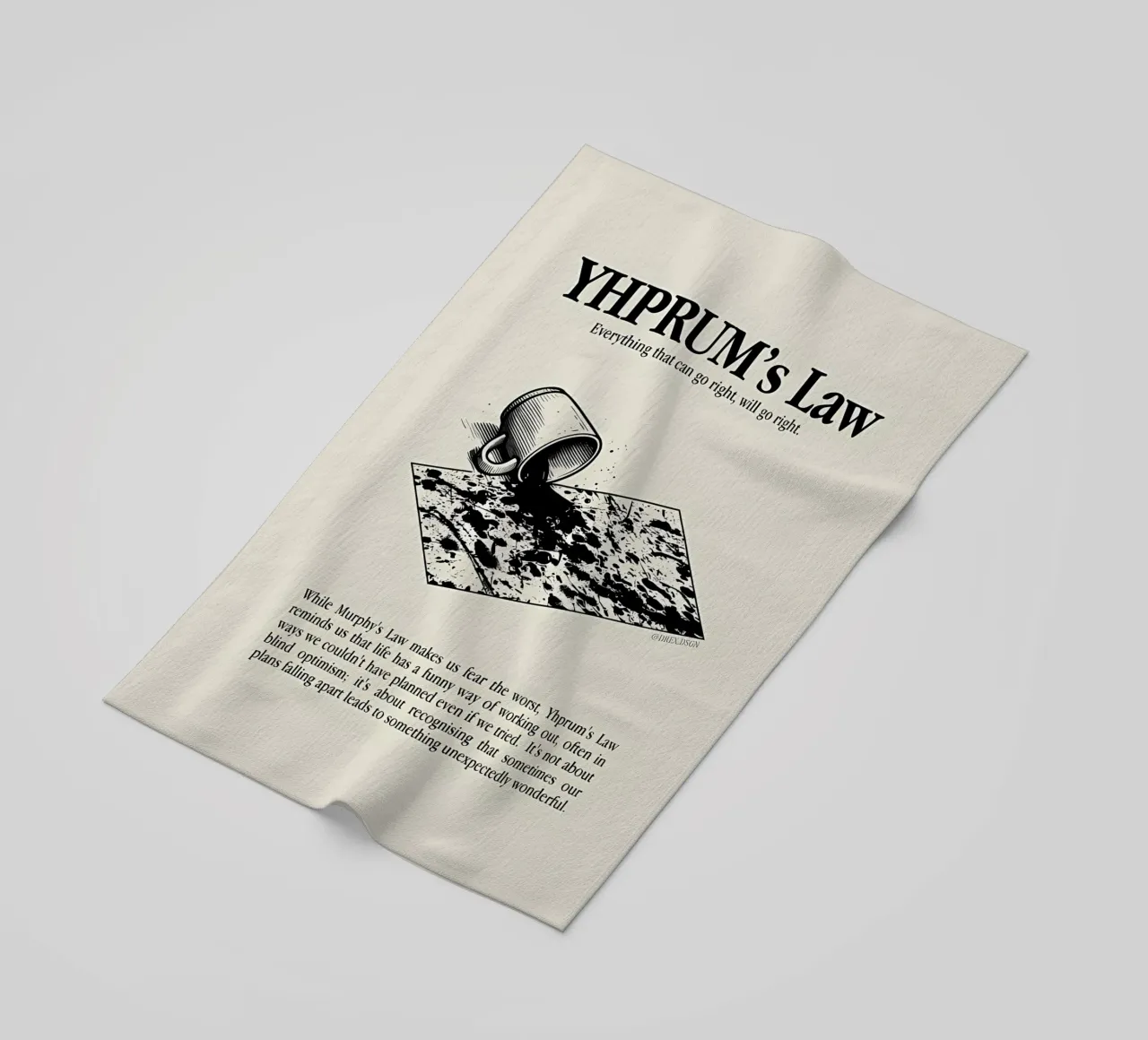 Ley de YHPRUM toalla de playa de Minae